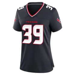 Houston Texans Women's Game Navy Team Jersey (39 Henry To'oTo'o)