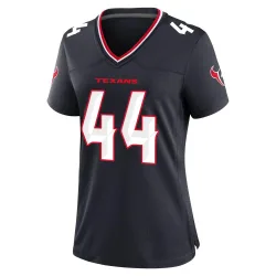 Houston Texans Women's Game Navy Team Jersey (44 British Brooks)