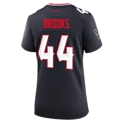 Houston Texans Women's Game Navy Team Jersey (44 British Brooks)