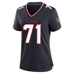 Houston Texans Women's Game Navy Team Jersey (71 Tytus Howard)