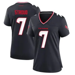 Houston Texans Women's Game Navy Team Jersey (7 C.J. Stroud)
