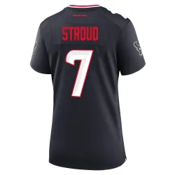 Houston Texans Women's Game Navy Team Jersey (7 C.J. Stroud)