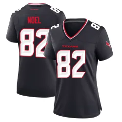 Houston Texans Women's Game Navy Team Jersey (82 Jaylin Noel)