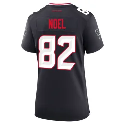 Houston Texans Women's Game Navy Team Jersey (82 Jaylin Noel)
