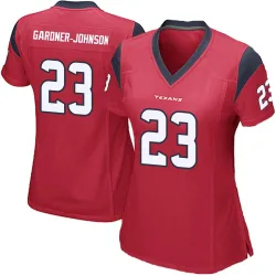 Houston Texans Women's Game Red Alternate Jersey (23 C.J. Gardner-Johnson)