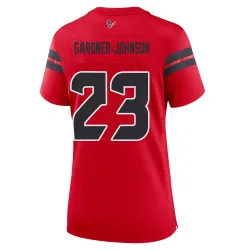 Houston Texans Women's Game Red Alternate Jersey (23 C.J. Gardner-Johnson)
