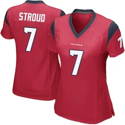 Houston Texans Women's Game Red Alternate Jersey (7 C.J. Stroud)