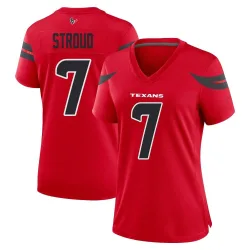 Houston Texans Women's Game Red Alternate Jersey (7 C.J. Stroud)