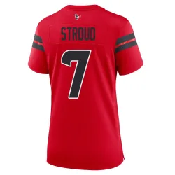 Houston Texans Women's Game Red Alternate Jersey (7 C.J. Stroud)
