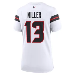 Houston Texans Women's Game White Jersey (13 Braxton Miller)