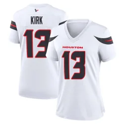 Houston Texans Women's Game White Jersey (13 Christian Kirk)