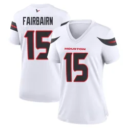 Houston Texans Women's Game White Jersey (15 Ka'imi Fairbairn)