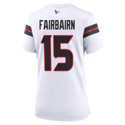 Houston Texans Women's Game White Jersey (15 Ka'imi Fairbairn)