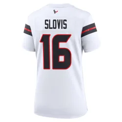 Houston Texans Women's Game White Jersey (16 Kedon Slovis)