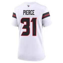 Houston Texans Women's Game White Jersey (31 Dameon Pierce)