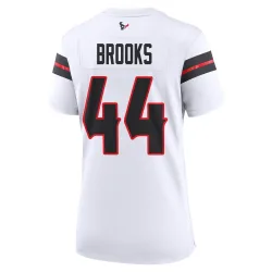 Houston Texans Women's Game White Jersey (44 British Brooks)