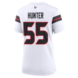 Houston Texans Women's Game White Jersey (55 Danielle Hunter)