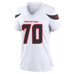 Houston Texans Women's Game White Jersey (70 Juice Scruggs)