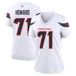 Houston Texans Women's Game White Jersey (71 Tytus Howard)