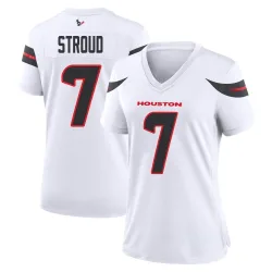Houston Texans Women's Game White Jersey (7 C.J. Stroud)