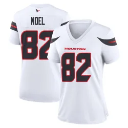 Houston Texans Women's Game White Jersey (82 Jaylin Noel)