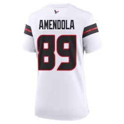 Houston Texans Women's Game White Jersey (89 Danny Amendola)