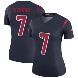 Houston Texans Women's Legend Navy Color Rush Jersey (7 C.J. Stroud)