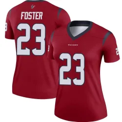 Houston Texans Women's Legend Red Jersey (23 Arian Foster)