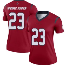 Houston Texans Women's Legend Red Jersey (23 C.J. Gardner-Johnson)