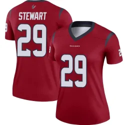 Houston Texans Women's Legend Red Jersey (29 M.J. Stewart)