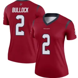 Houston Texans Women's Legend Red Jersey (2 Calen Bullock)
