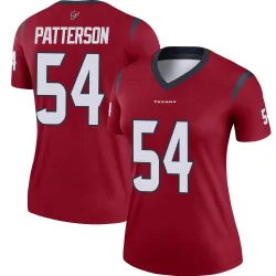 Houston Texans Women's Legend Red Jersey (54 Jarrett Patterson)