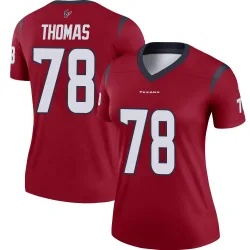 Houston Texans Women's Legend Red Jersey (78 Zach Thomas)