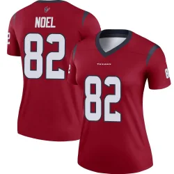 Houston Texans Women's Legend Red Jersey (82 Jaylin Noel)