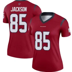 Houston Texans Women's Legend Red Jersey (85 Daniel Jackson)
