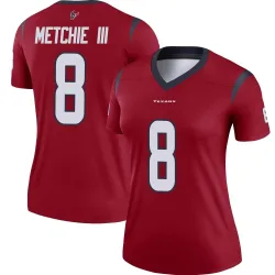 Houston Texans Women's Legend Red Jersey (8 John Metchie III)
