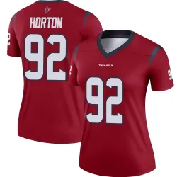 Houston Texans Women's Legend Red Jersey (92 Dylan Horton)