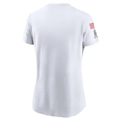 Houston Texans Women's Legend White 2024 Salute To Service Performance T-Shirt