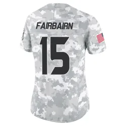 Houston Texans Women's Limited Arctic Camo 2024 Salute to Service Jersey (15 Ka'imi Fairbairn)
