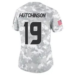 Houston Texans Women's Limited Arctic Camo 2024 Salute to Service Jersey (19 Xavier Hutchinson)