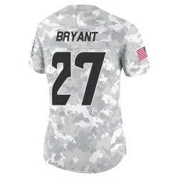 Houston Texans Women's Limited Arctic Camo 2024 Salute to Service Jersey (27 Myles Bryant)