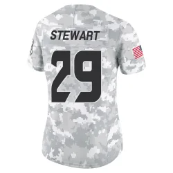 Houston Texans Women's Limited Arctic Camo 2024 Salute to Service Jersey (29 M.J. Stewart)