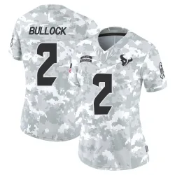 Houston Texans Women's Limited Arctic Camo 2024 Salute to Service Jersey (2 Calen Bullock)