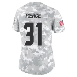Houston Texans Women's Limited Arctic Camo 2024 Salute to Service Jersey (31 Dameon Pierce)