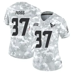 Houston Texans Women's Limited Arctic Camo 2024 Salute to Service Jersey (37 D'Angelo Ross)
