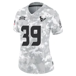Houston Texans Women's Limited Arctic Camo 2024 Salute to Service Jersey (39 Henry To'oTo'o)