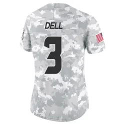 Houston Texans Women's Limited Arctic Camo 2024 Salute to Service Jersey (3 Tank Dell)