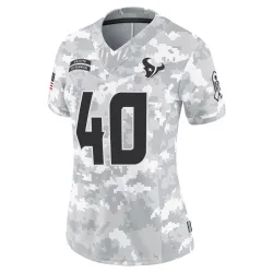 Houston Texans Women's Limited Arctic Camo 2024 Salute to Service Jersey (40 Dalton Keene)