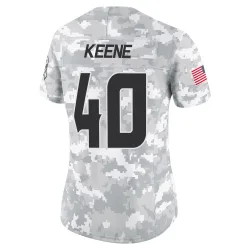 Houston Texans Women's Limited Arctic Camo 2024 Salute to Service Jersey (40 Dalton Keene)