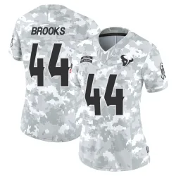 Houston Texans Women's Limited Arctic Camo 2024 Salute to Service Jersey (44 British Brooks)